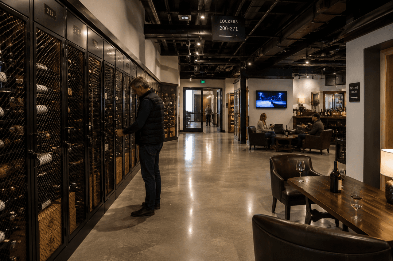 A premium wine cellar gallery